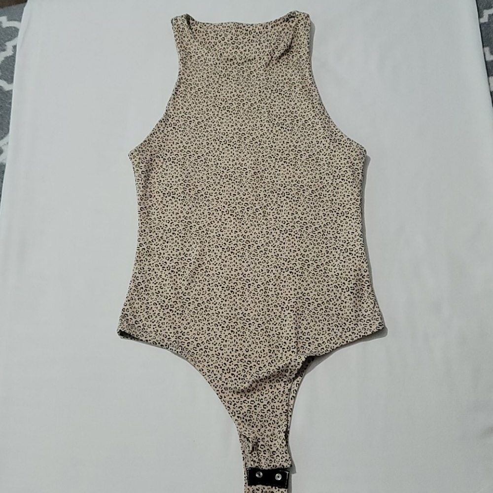 Animal-print Bodysuit